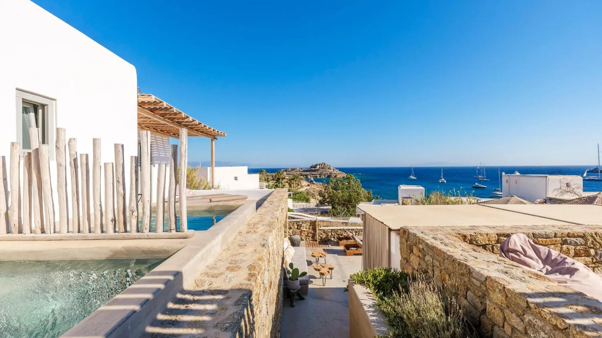 ホテル Trinity Mykonos - Beachfront Villa プラティス・ヤロス