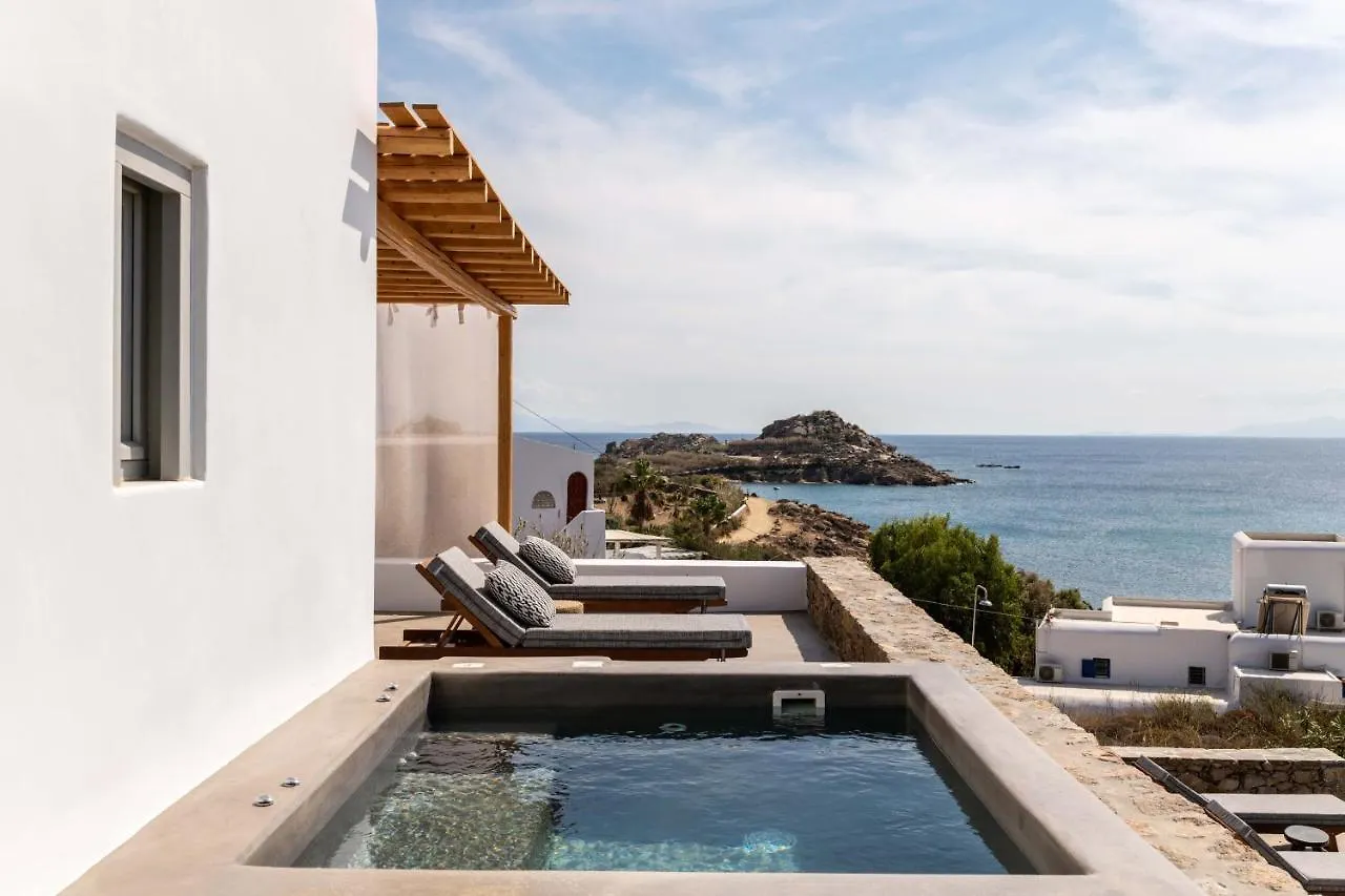 Trinity Mykonos - Beachfront Villa プラティス・ヤロス ホテル