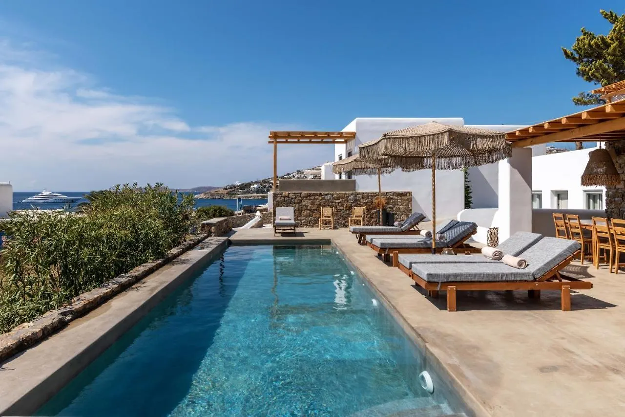 Trinity Mykonos - Beachfront Villa プラティス・ヤロス 3*,